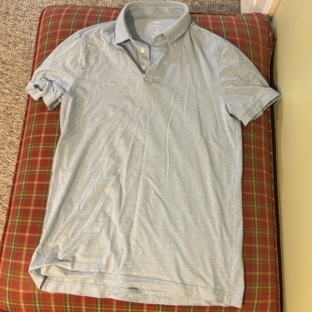 H&M men’s polo size small light blue